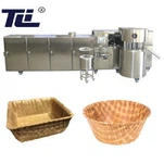 Ís vöffluskálar vél